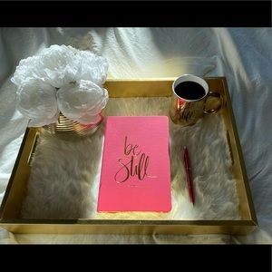 Be Still Gift Set Pink Journal Pen & Mug Set